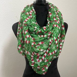 Candy Cane Holiday Scarf